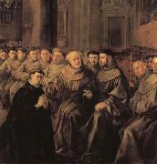 Francisco de herrera the elder St.Bonaventure Receiving the Habit of St.Francis Sweden oil painting artist
